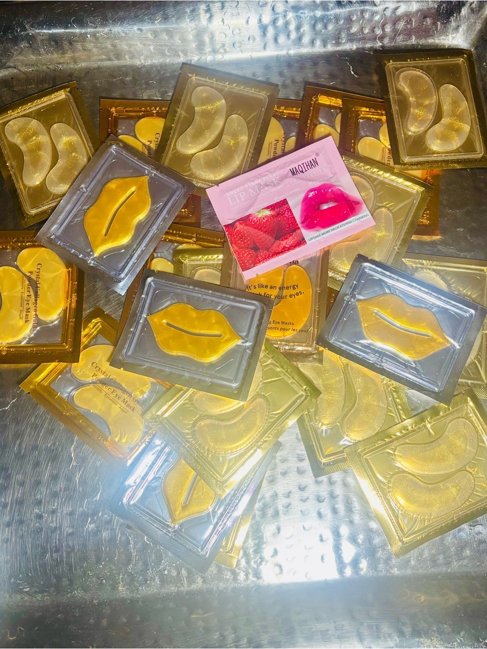 Gold Hydrogel Lip & Eye Mask Pack